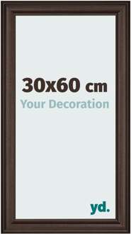 Fotolijst 30x60 cm - Eiken Donker - MDF - Lazio