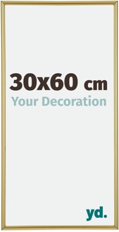 Fotolijst 30x60 cm - Goud - Kunststof - Annecy