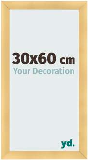 Fotolijst 30x60 cm - Goud Mat - MDF - Pisa