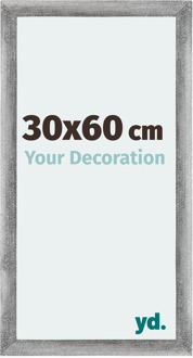 Fotolijst 30x60 cm - Grijs Geveegd - MDF - Mura