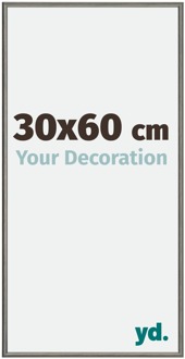 Fotolijst 30x60 cm - Mercury Structuur - Aluminium - New York