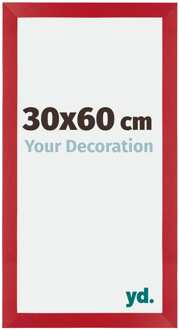 Fotolijst 30x60 cm - Rood - MDF - Mura