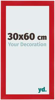 Fotolijst 30x60 cm - Rood - MDF - Pisa