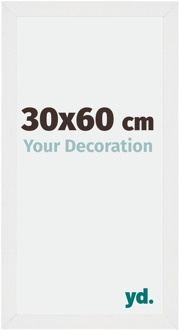 Fotolijst 30x60 cm - Wit Hoogglans - MDF - Mura