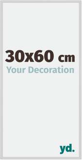 Fotolijst 30x60 cm - Zilver Mat - Aluminium - Miami