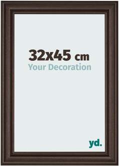 Fotolijst 32x45 cm - Eiken Donker - MDF - Lazio