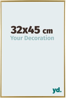 Fotolijst 32x45 cm - Goud - Kunststof - Evry