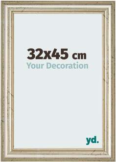 Fotolijst 32x45 cm - Metaalglans - MDF - Lazio