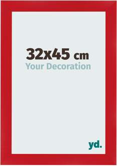 Fotolijst 32x45 cm - Rood - MDF - Pisa