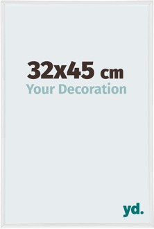 Fotolijst 32x45 cm - Wit Hoogglans - Kunststof - Annecy