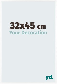 Fotolijst 32x45 cm - Wit Hoogglans - Kunststof - Evry