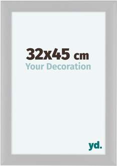 Fotolijst 32x45 cm - Wit Hoogglans - MDF - Como