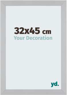 Fotolijst 32x45 cm - Zilver Mat - MDF - Mura