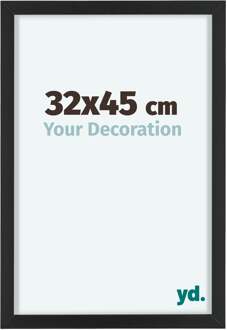 Fotolijst 32x45 cm - Zwart - Aluminium - Virginia