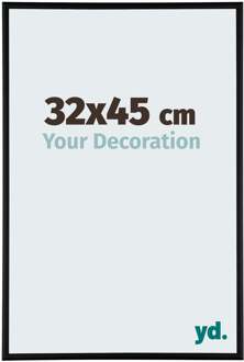 Fotolijst 32x45 cm - Zwart Mat - Aluminium - Kent
