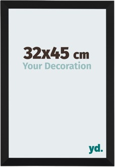 Fotolijst 32x45 cm - Zwart Mat - MDF - Catania