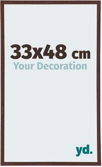 Fotolijst 33x48 cm - Bruin - Kunststof - Annecy