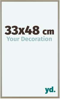Fotolijst 33x48 cm - Champagne - Aluminium - Kent