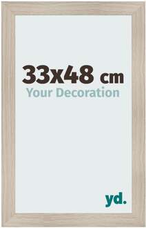 Fotolijst 33x48 cm - Eiken Licht - MDF - Pisa