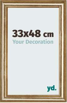 Fotolijst 33x48 cm - Goud Antiek - MDF - Lazio