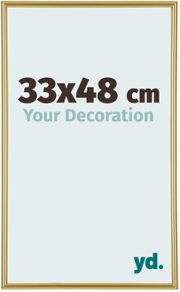 Fotolijst 33x48 cm - Goud - Kunststof - Annecy
