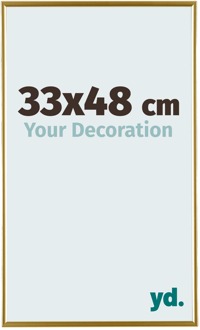 Fotolijst 33x48 cm - Goud - Kunststof - Evry