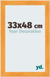 Fotolijst 33x48 cm - Oranje - MDF - Pisa