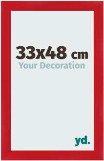 Fotolijst 33x48 cm - Rood - MDF - Pisa
