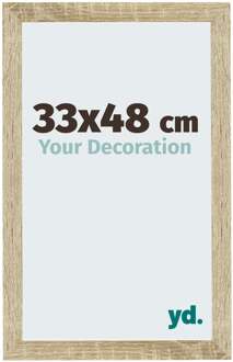 Fotolijst 33x48 cm - Sonoma Eiken - MDF - Mura
