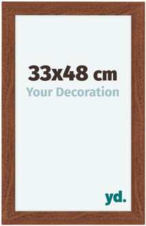 Fotolijst 33x48 cm - Walnoot - MDF - Como