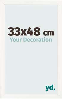 Fotolijst 33x48 cm - Wit Hoogglans - MDF - Bologna