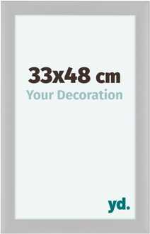 Fotolijst 33x48 cm - Wit Hoogglans - MDF - Como