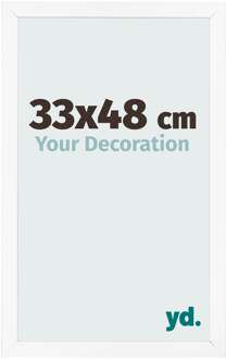 Fotolijst 33x48 cm - Wit Mat - MDF - Bologna