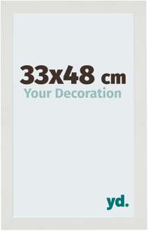 Fotolijst 33x48 cm - Wit Mat - MDF - Mura