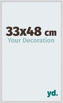 Fotolijst 33x48 cm - Zilver Mat - Aluminium - Miami