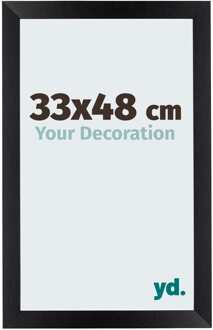 Fotolijst 33x48 cm - Zwart Mat - MDF - Mura