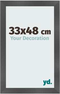 Fotolijst 33x48 cm - Zwart Mat - MDF - Pisa