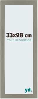 Fotolijst 33x98 cm - Antraciet - MDF - Mura