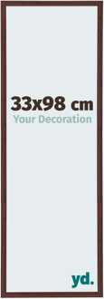 Fotolijst 33x98 cm - Bruin - Kunststof - Annecy