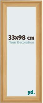 Fotolijst 33x98 cm - Dennen Houtnerf - MDF - Lazio