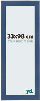 Fotolijst 33x98 cm - Donkerblauw Geveegd - MDF - Pisa