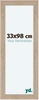 Fotolijst 33x98 cm - Eiken Licht - MDF - Como