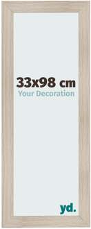 Fotolijst 33x98 cm - Eiken Licht - MDF - Pisa