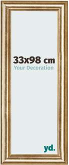 Fotolijst 33x98 cm - Goud Antiek - MDF - Lazio