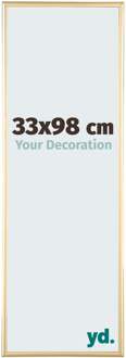 Fotolijst 33x98 cm - Goud Glans - Aluminium - Austin