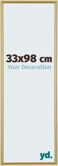Fotolijst 33x98 cm - Goud - Kunststof - Annecy