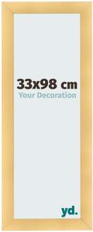 Fotolijst 33x98 cm - Goud Mat - MDF - Pisa