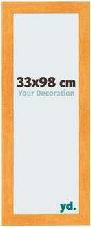 Fotolijst 33x98 cm - Oranje - MDF - Pisa