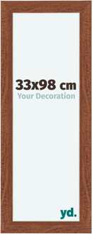Fotolijst 33x98 cm - Walnoot - MDF - Como