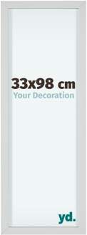 Fotolijst 33x98 cm - Wit - Aluminium - Virginia